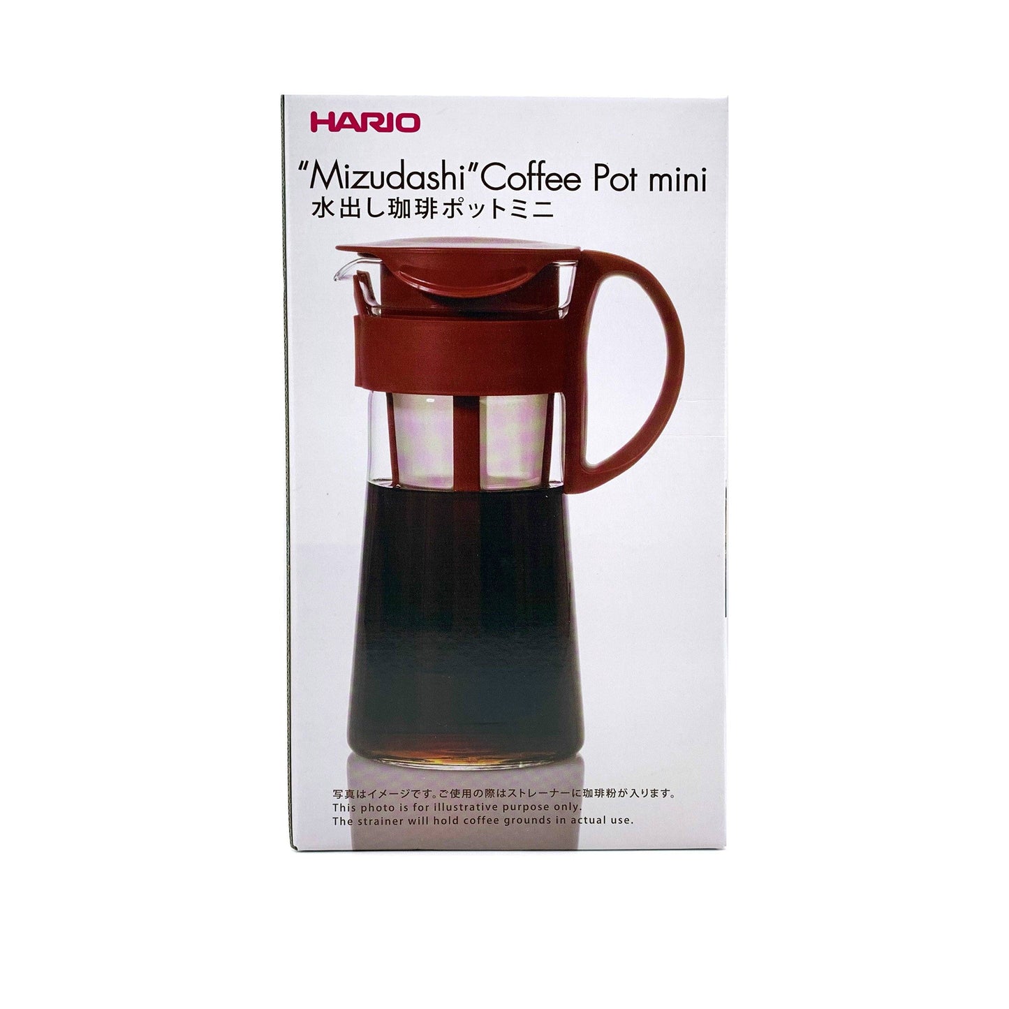 Hario Mizudashi Cold Brew Coffee Pot, 600 mL, Red